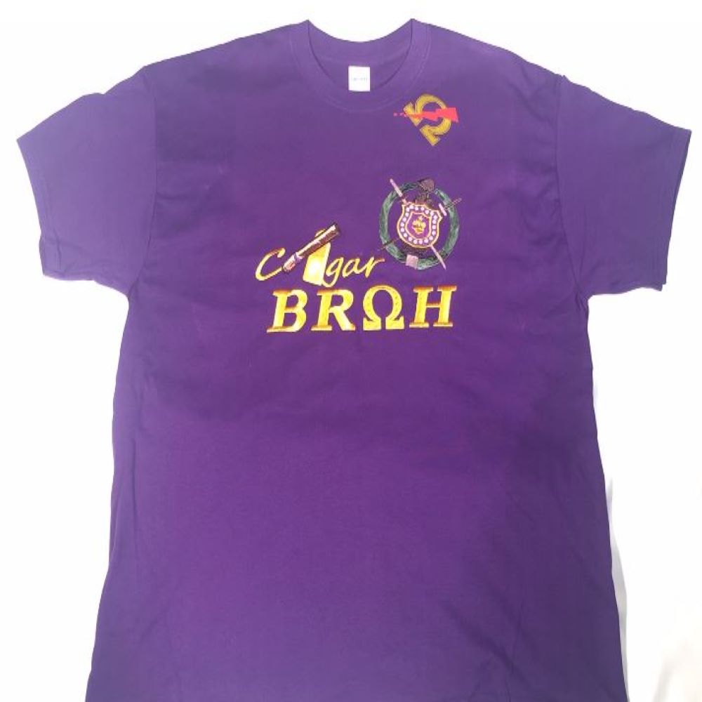 Omega Psi Phi Cigar Bruh Purple Baldheadque LLC