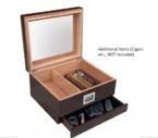 Exquisite Omega Psi Phi Shield Humidor with Drawer Baldheadque LLC