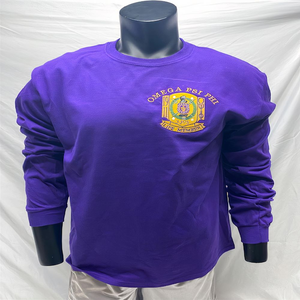 Omega Psi Phi Long Sleeve Life Member