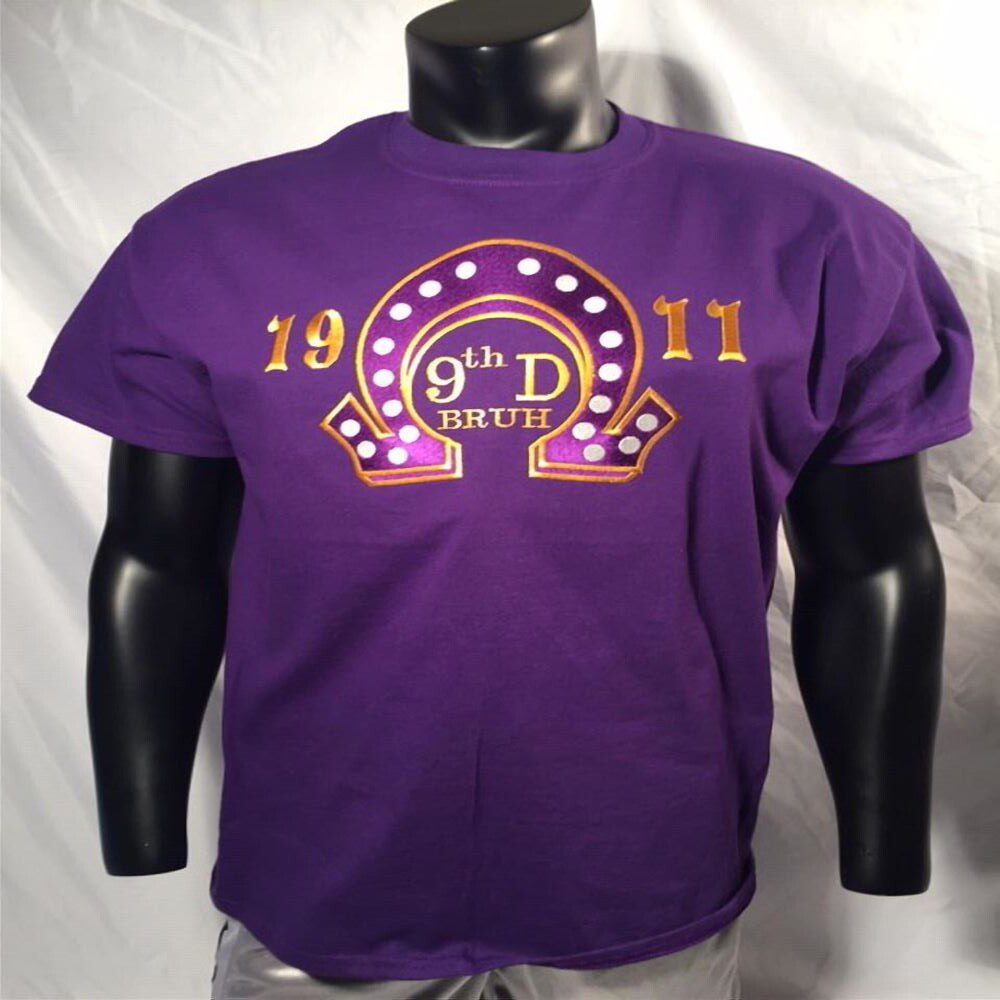 Stunning Omega Psi Phi Frat. Dist. Shirt